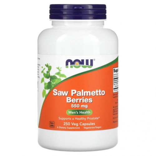 NOW Foods, 소팔메토 베리, 550mg, 베지 캡슐 250정