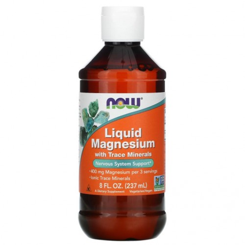 NOW Foods, 액체 마그네슘과 미량 미네랄, 8 fl oz (237 ml)