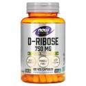 NOW Foods, 스포츠, D-리보스, 750 mg, 120 정