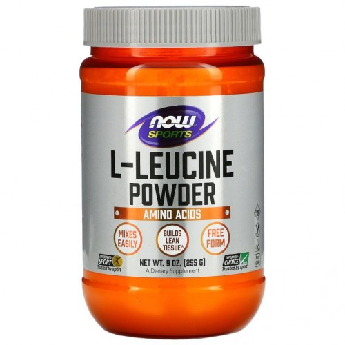 NOW Foods, 스포츠, L-류신 파우더, 255g(9oz)