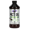NOW Foods, 스포츠, MCT 오일, 바닐라 헤이즐넛, 473ml (16 fl oz)