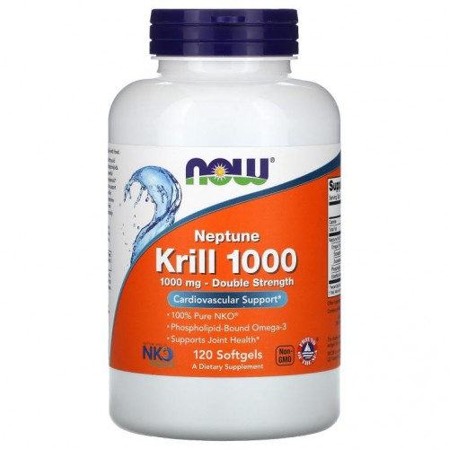 NOW Foods, 넵튠 크릴 1000, 1,000mg, 소프트젤 120정