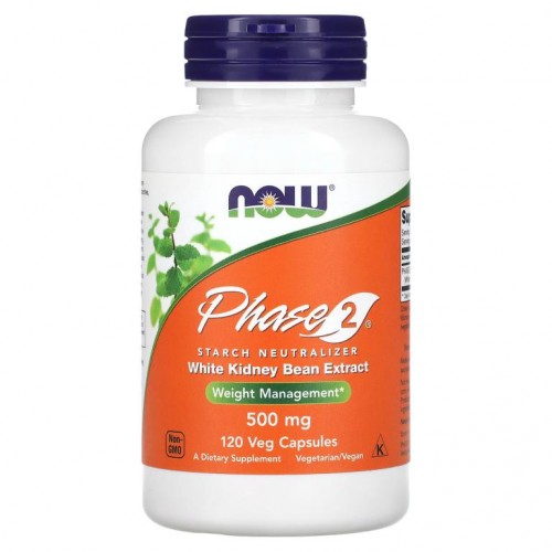 NOW Foods, 2단계, 전분 중화제, 500mg, 베지 캡슐 120정