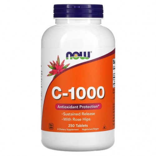 NOW Foods, C-1000, 250정