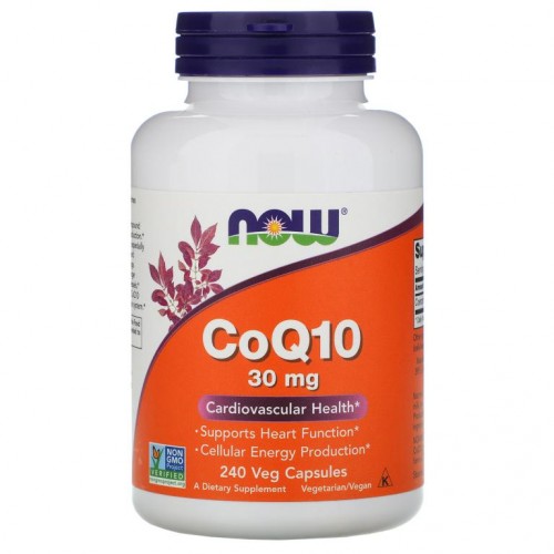 NOW Foods, CoQ10, 30mg, 베지 캡슐 240정