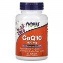 NOW Foods, CoQ10, 400mg, 소프트젤 60정
