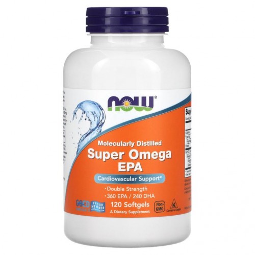 NOW Foods, 슈퍼 오메가 EPA, EPA 360/DHA 240, 소프트젤 120정