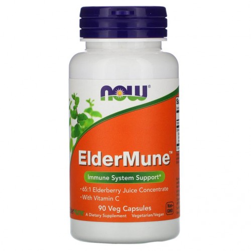 NOW Foods, ElderMune, 면역계 지원, 베지 캡슐 90정