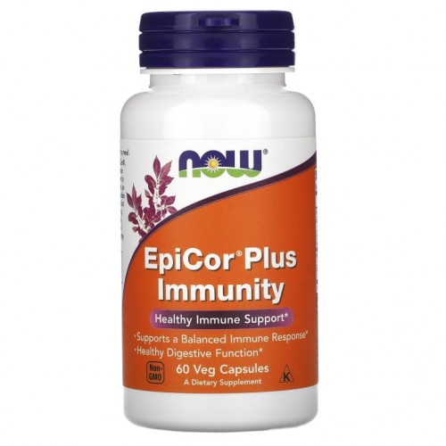 NOW Foods, EpiCor Plus Immunity, 베지 캡슐 60정