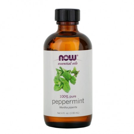 NOW Foods, Essential Oils, 100% 퓨어 페퍼민트, 4 fl oz (118 ml)