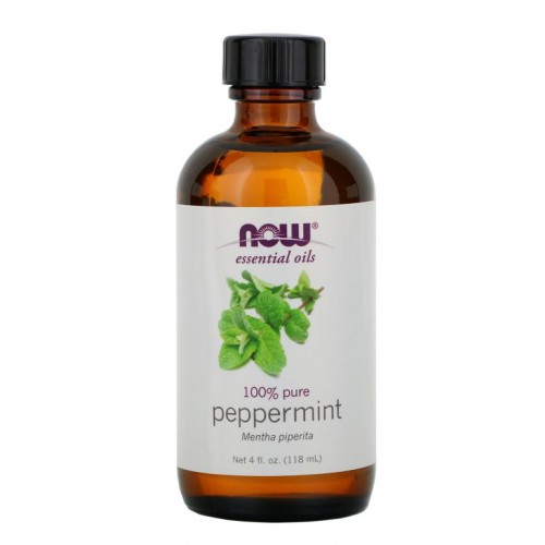 NOW Foods, Essential Oils, 100% 퓨어 페퍼민트, 4 fl oz (118 ml)