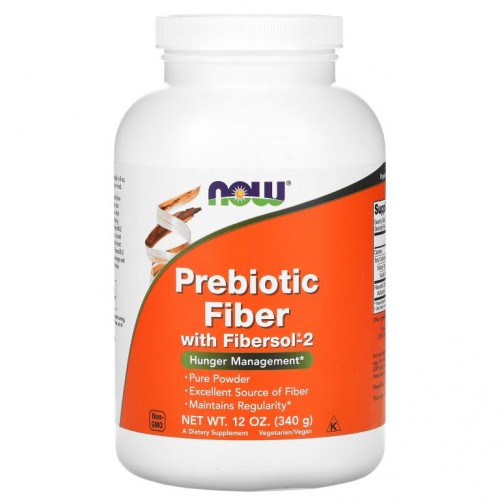 NOW Foods, Fibersol-2 함유 프리바이오틱 식이섬유, 340g(12oz)