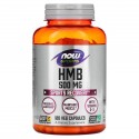 NOW Foods, HMB, 스포츠 리커버리, 500mg, 120 식물성 캡슐