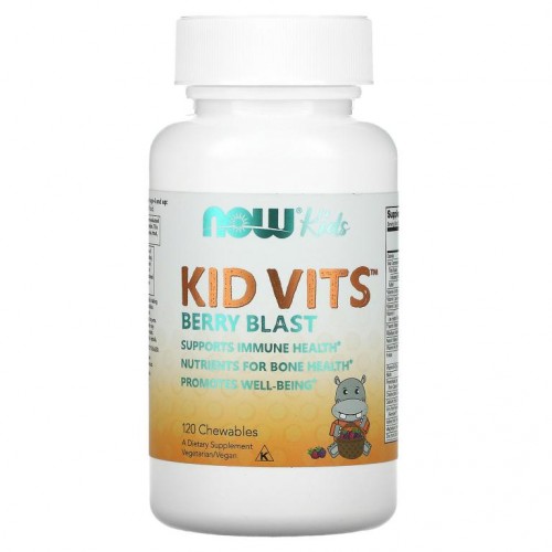 NOW Foods, Kid Vits, 베리 블라스트, 츄어블 120정