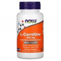 NOW Foods, L-카르티닌, 250mg, 베지 캡슐 60정