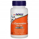 NOW Foods, L-카르노신, 500mg, 베지 캡슐 50정
