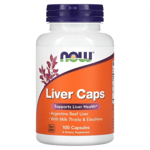 NOW Foods, Liver Caps, 100 캡슐