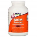 NOW Foods, MSM 분말, 454g(1lb)