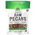 NOW Foods, Real Food, 생 피칸, 무염, 340g(12oz)