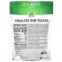 NOW Foods, Real Food, 생 피칸, 무염, 340g(12oz)