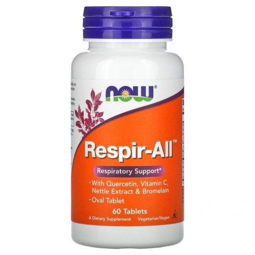NOW Foods, Respir-All, 60정