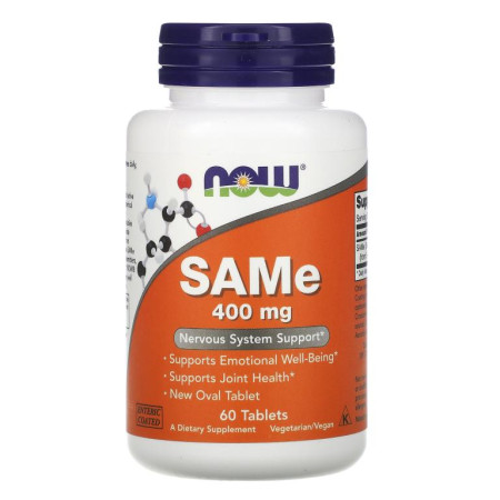 NOW Foods, SAMe, 400mg, 60정