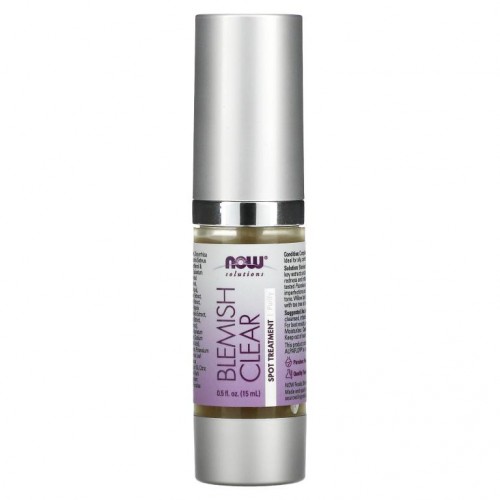 NOW Foods, Solutions, 블레미시 클리어, 스팟 트리트먼트, 15ml(0.5fl oz)