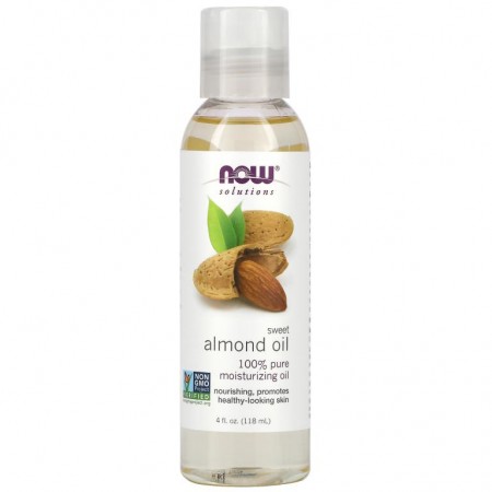 NOW Foods, Solutions, 스위트 아몬드 오일, 118ml(4fl oz)