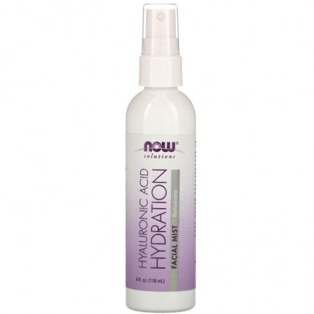 NOW Foods, Solutions, 히알루론산 하이드레이션 페이셜 미스트, 118ml (4 fl oz)