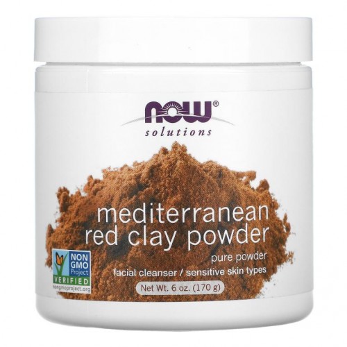 NOW Foods, Solutions, 지중해 붉은 점토 가루, 170g(6oz)