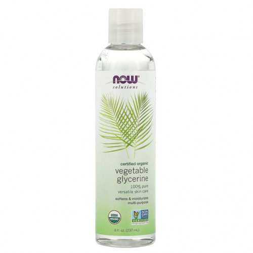 NOW Foods, Solutions, 유기농 식물성 글리세린, 237ml(8fl oz)