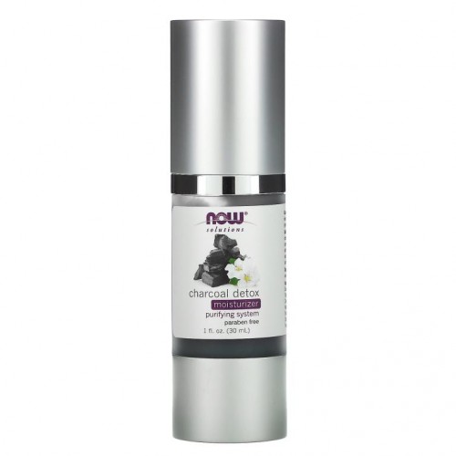 NOW Foods, Solutions, 차콜 디톡스 모이스처라이저, 30ml(1fl oz)