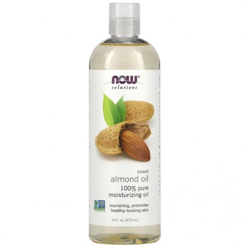 NOW Foods, Solutions, 스위트 아몬드 오일, 473ml(16fl oz)