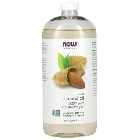 NOW Foods, Solutions, 스위트아몬드 오일, 946ml(32fl oz)