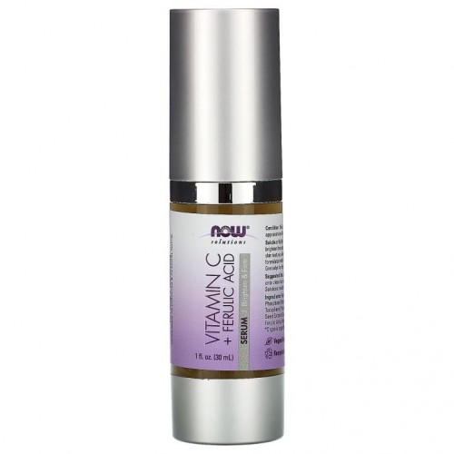 NOW Foods, Solutions, 비타민C & 페룰산 세럼, 30ml (1 fl oz)