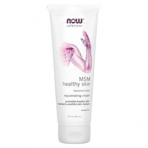 NOW Foods, Solutions, MSM 헬시 스킨, 리포솜 로션, 237ml(8fl oz)