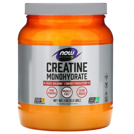 NOW Foods, Sports, 크레아틴 일수화물, 1kg(2.2lbs)
