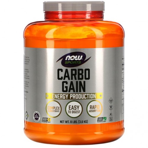 NOW Foods, Sports, 카보 게인, 3.6kg(8lbs)