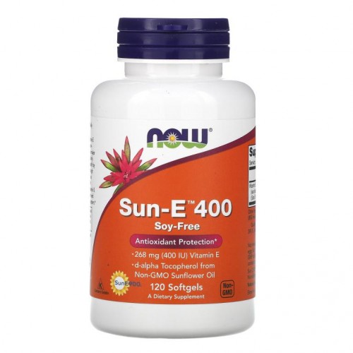 NOW Foods, Sun-E 400, 소프트젤 120정