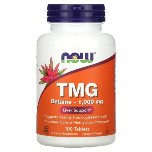 NOW Foods, TMG, 1,000mg, 100정