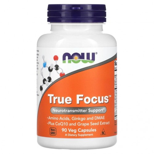 NOW Foods, True Focus, 베지 캡슐 90정