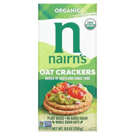 Nairn's, 유기농 귀리 크래커, 8.8 oz (250 g)