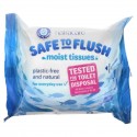 Natracare, Safe to Flush, 물티슈, 티슈 30장