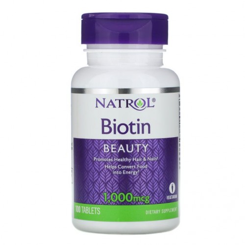 Natrol, 비오틴, 1000mcg, 100정