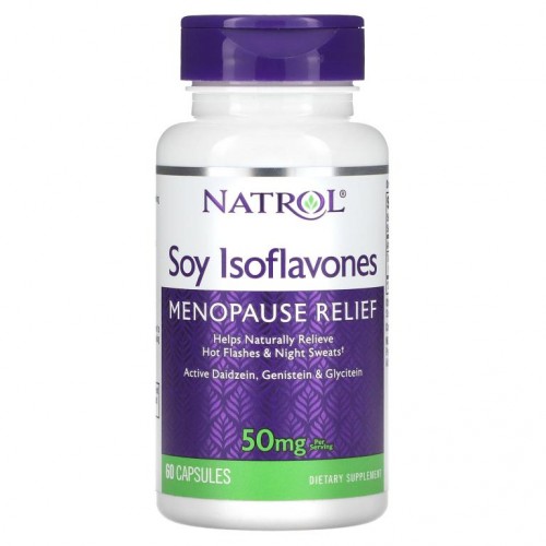 Natrol, 소이 아이소플라본, 10 mg , 60 캡슐