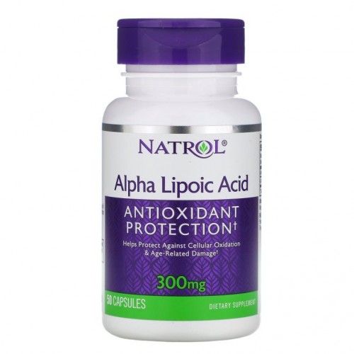 Natrol, 알파 리포산, 300 mg, 50 캡슐