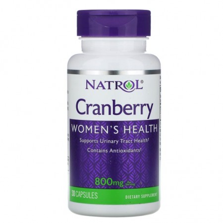Natrol, 크렌베리, 400 mg, 30 캡슐