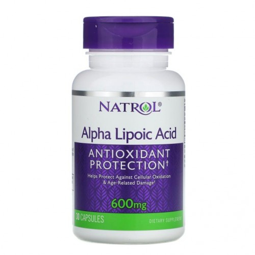Natrol, 알파리포산, 600mg, 캡슐 30정