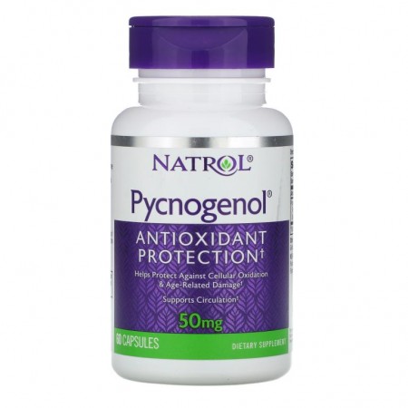 Natrol, Pycnogenol, 50mg , 캡슐 60정