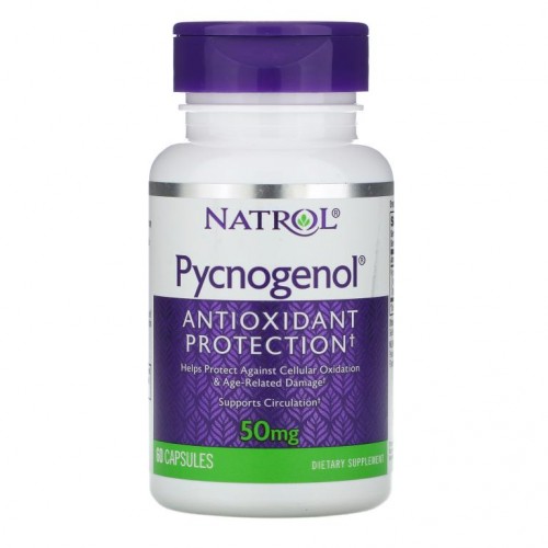Natrol, Pycnogenol, 50mg , 캡슐 60정